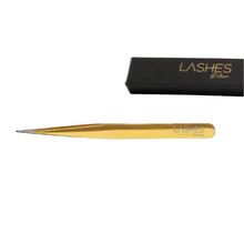Load image into Gallery viewer, 14K Coated Gold Eye Lash Extension Tweezers
