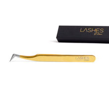Load image into Gallery viewer, 14K Coated Gold Eye Lash Extension Tweezers
